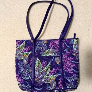 Vera Bradley Purple Floral Tote Bag